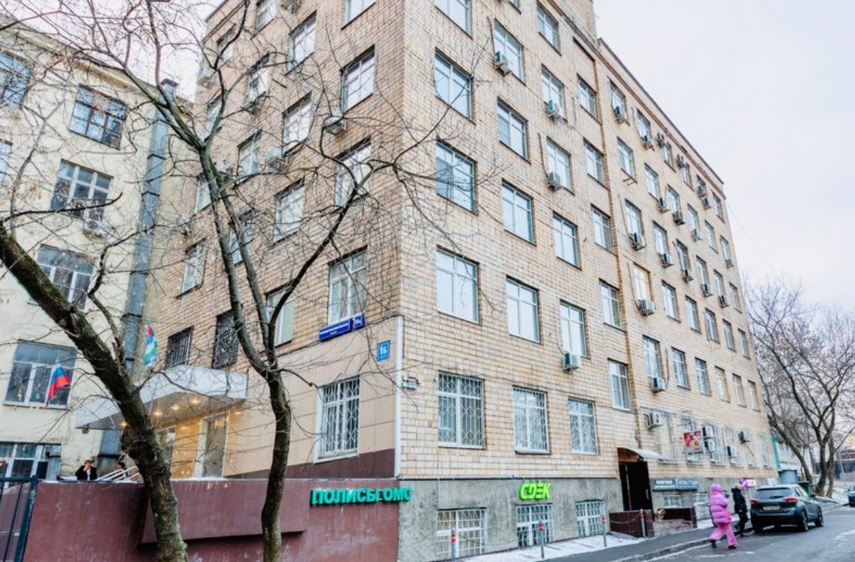 фасад дома, здание по адресу г Москва, ул Верхняя Красносельская, д 17А стр 1Б